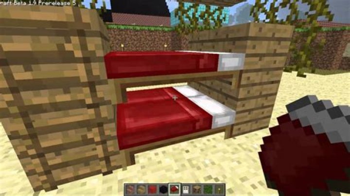 When were beds added to minecraft