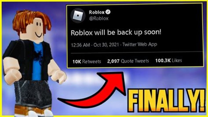 When will roblox be back uo