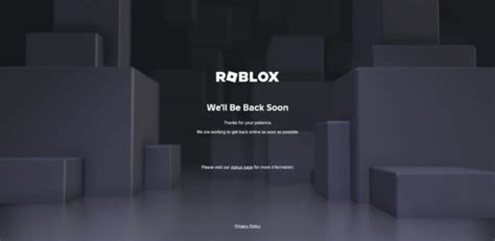 When will roblox turn back on