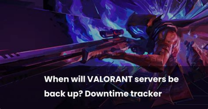 When will the valorant servers be back up