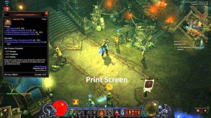 Where are diablo 3 screenshots