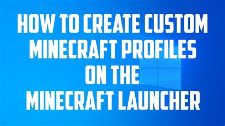 Where are minecraft profiles stored