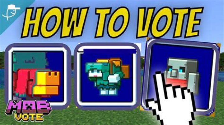 Where do i vote for minecraft mob 2021