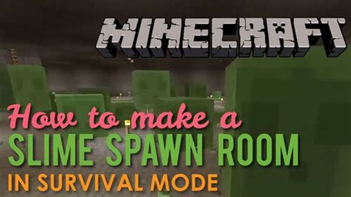 Where do slime spawn minecraft