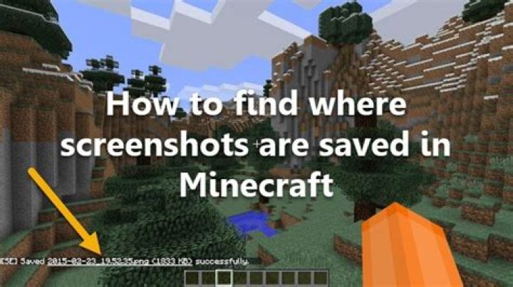 Where does minecraft save screenshots