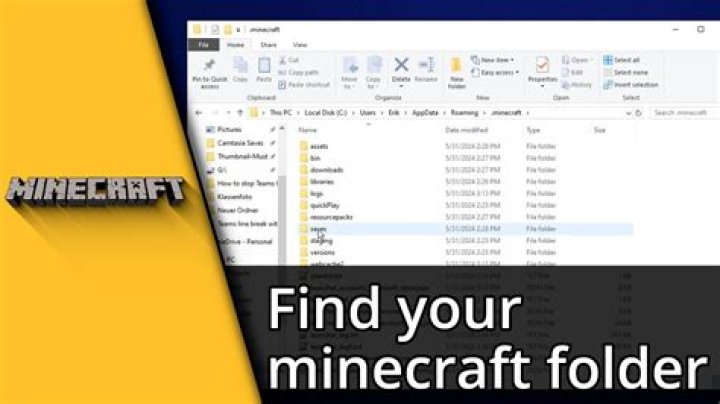 Where is minecraft folder