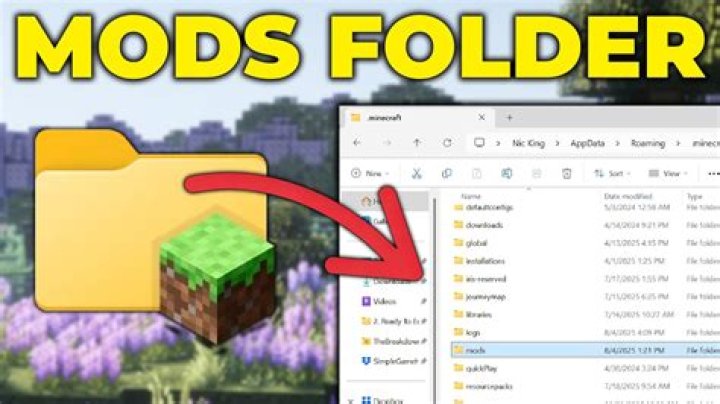 Where is minecraft mods folder