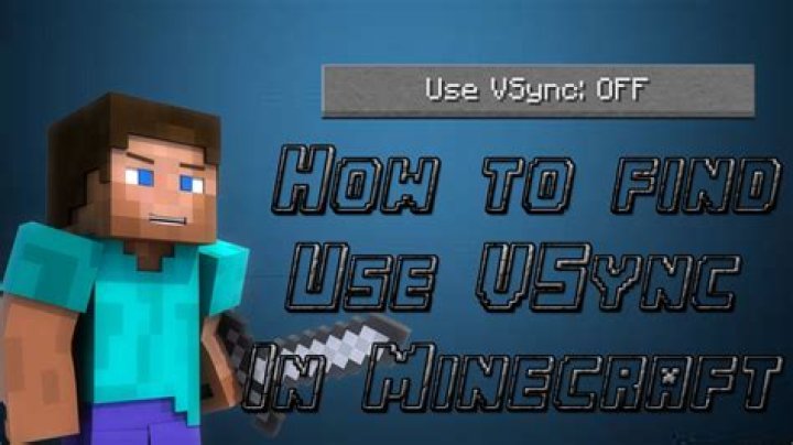 Where is vsync in minecraft