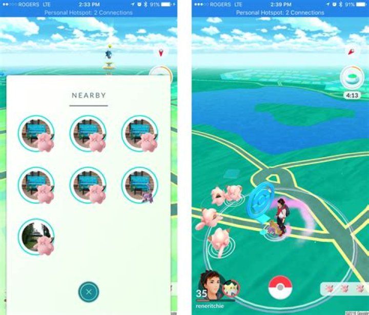 Where to find pokemon go nests