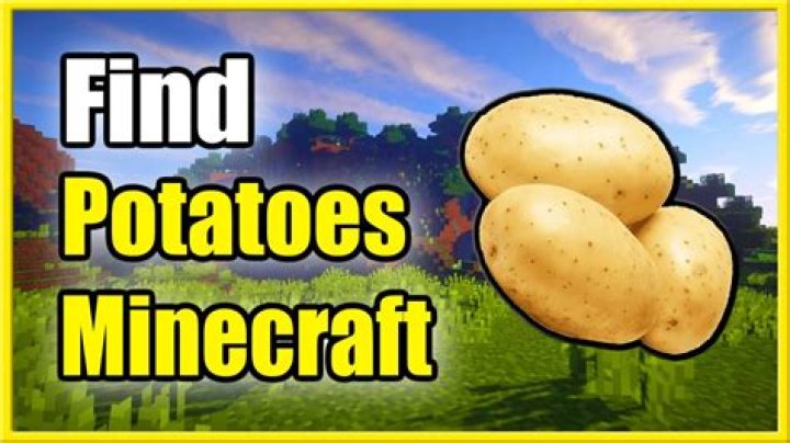 Where to find potatoes in minecraft