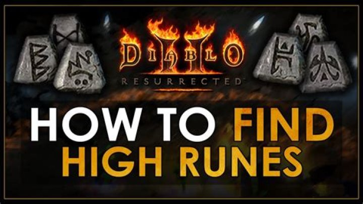 Where to find runes in diablo 2