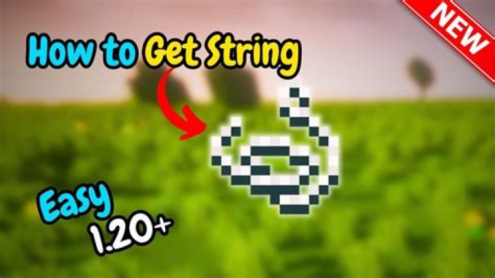 Where to find string in minecraft