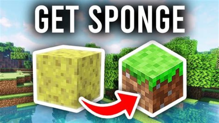 Where to get sponges in minecraft