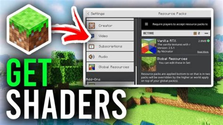 Where to install minecraft shaders