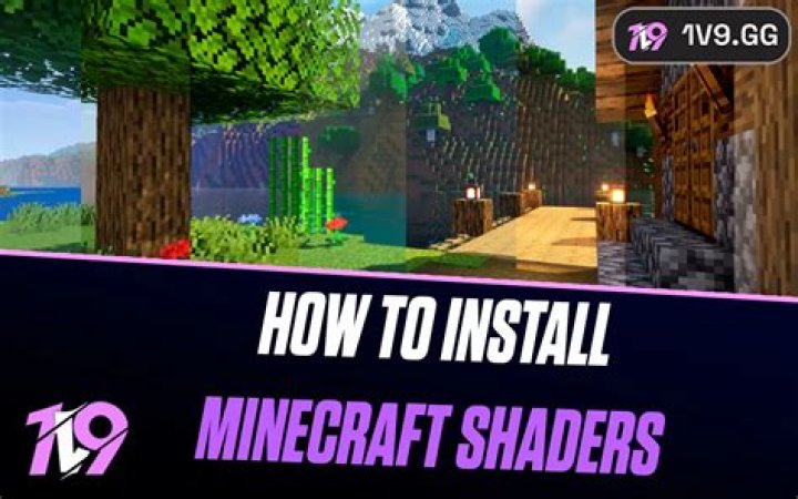 Where to install shaders minecraft