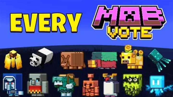 Which minecraft mob won