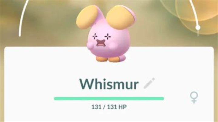 Whismur pokemon go where to find