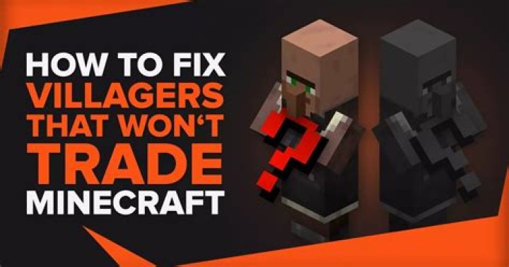 Why can’t i trade with villagers in minecraft