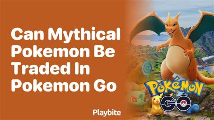 Why can’t you trade mythical pokemon go