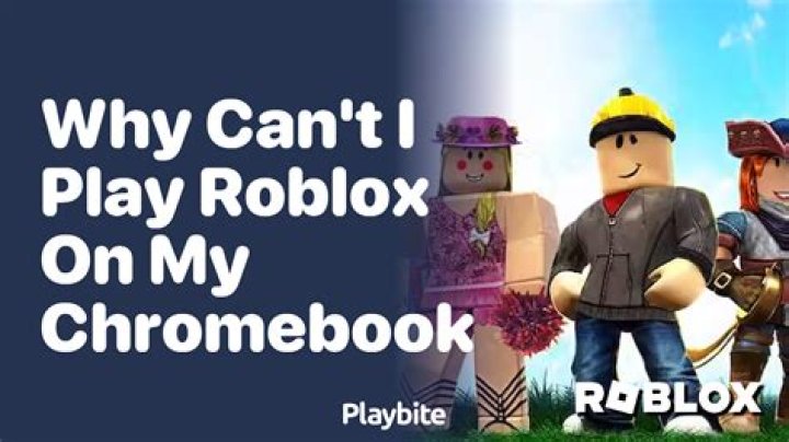 Why cant i play roblox on chromebook