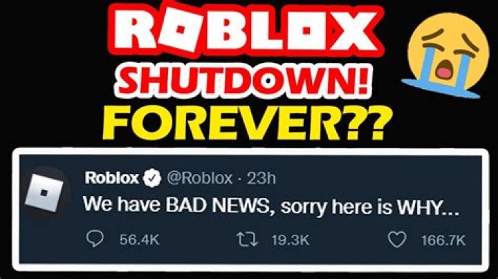 Why did roblox shut down 2021