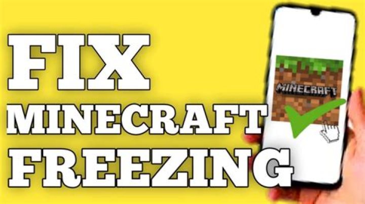 Why does minecraft keep freezing