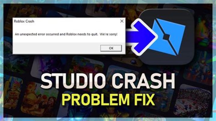 Why does roblox studio keep crashing