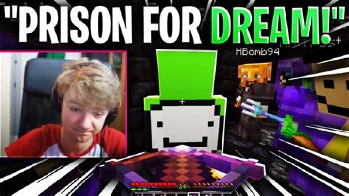 Why is dream in prison minecraft