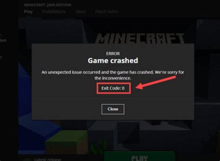 Why is my minecraft crashing exit code 0