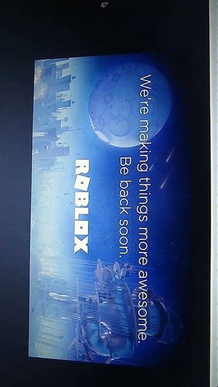 Why is roblox in maintenance