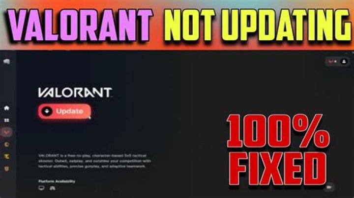 Why is valorant not updating