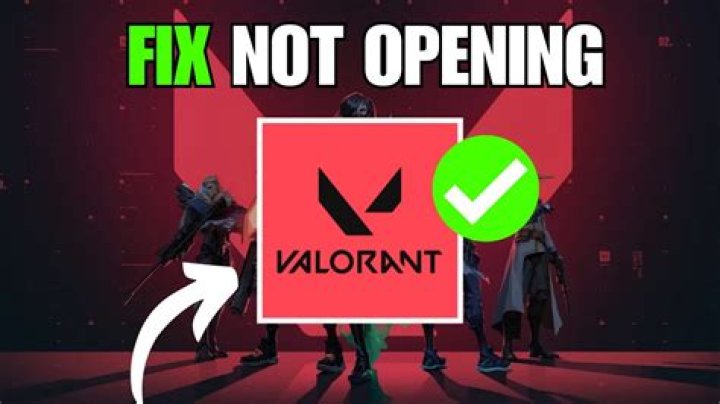Why isn t valorant opening