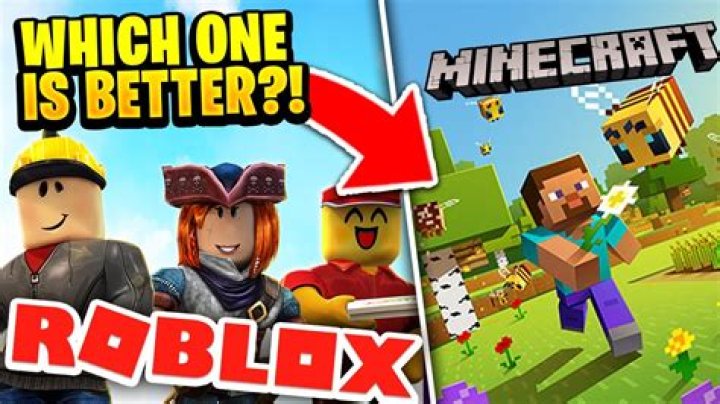 Why roblox is better than minecraft