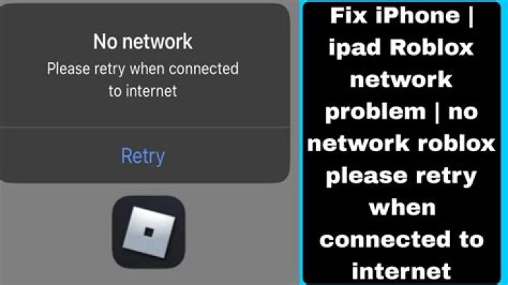 Why roblox says no internet connection