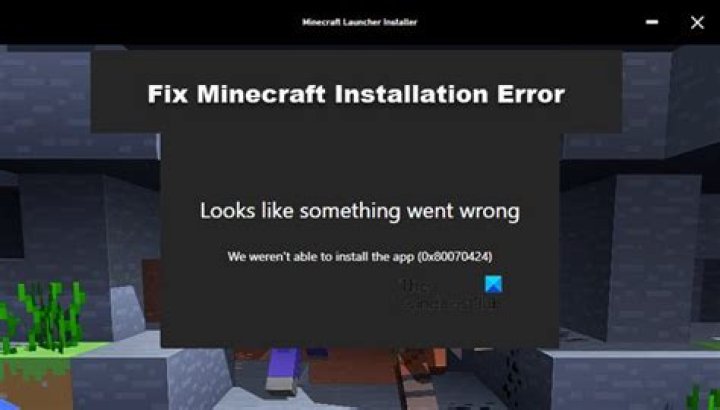 Why won’t minecraft install