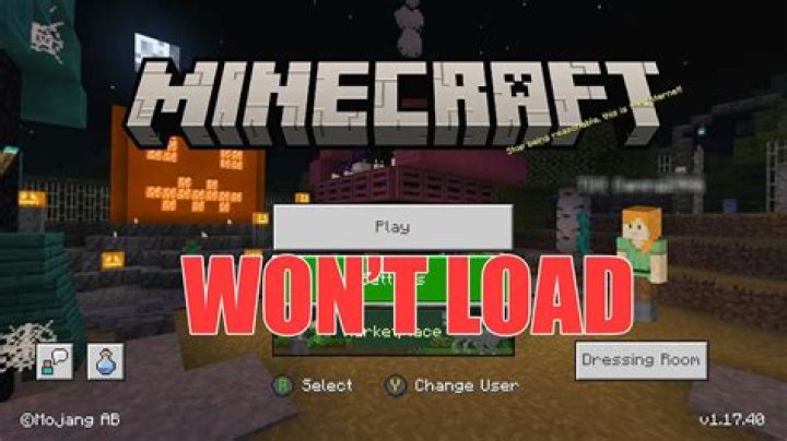 Why won t minecraft load