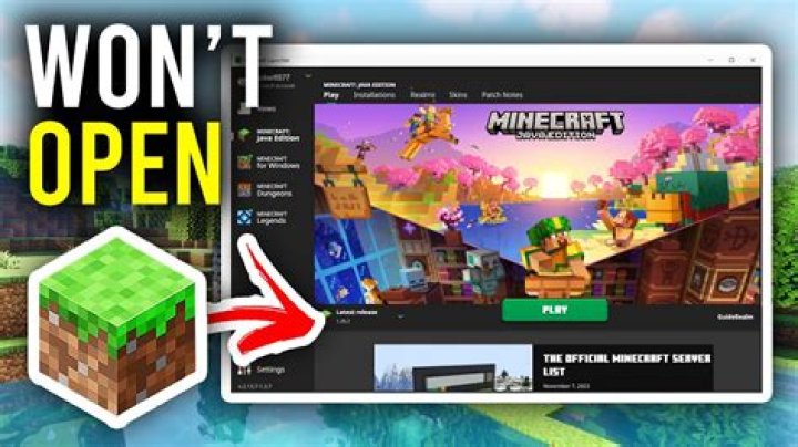 Why wont my minecraft launch